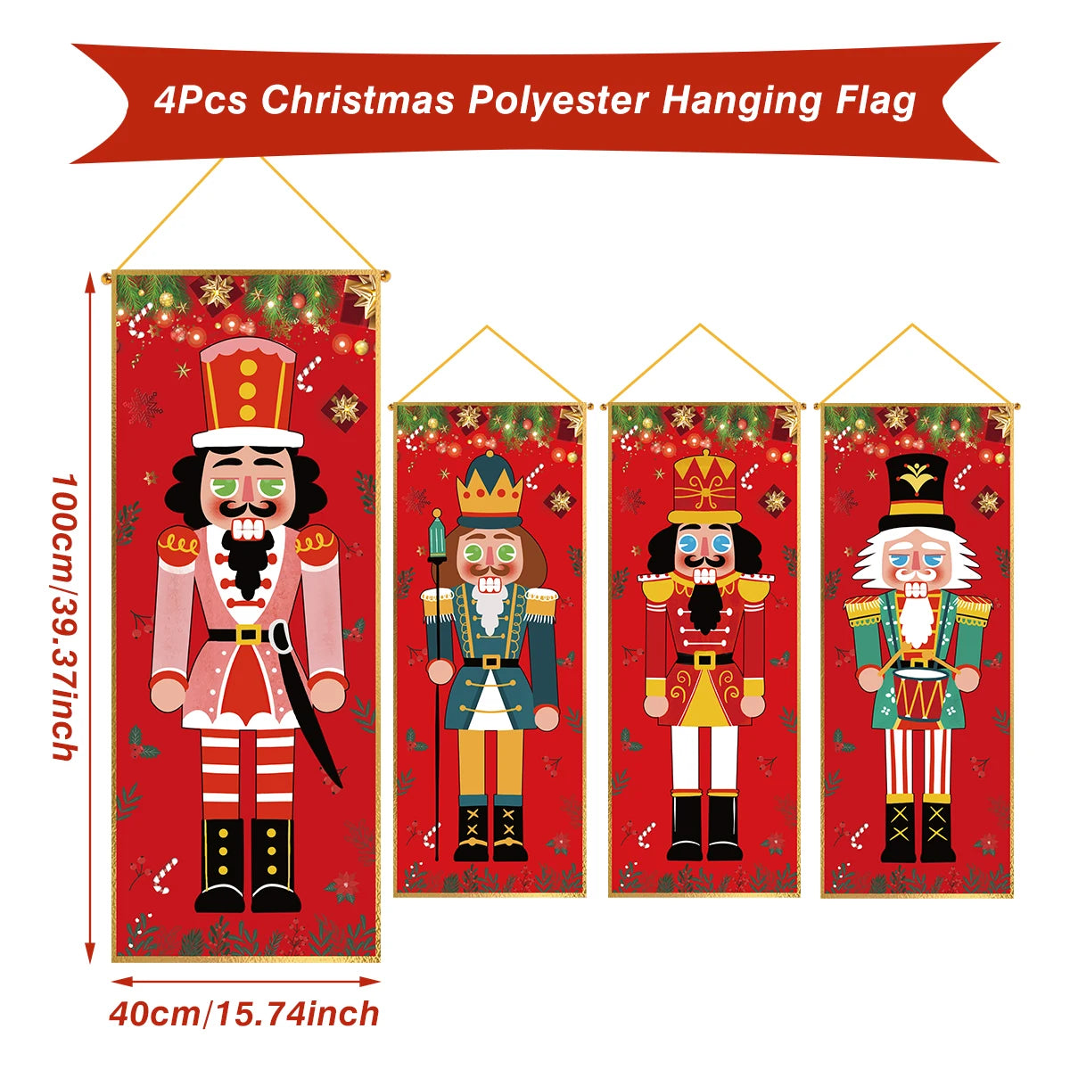 Christmas Hanging Flag