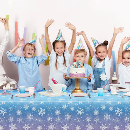 Winter Snowflake Tablecloth Frozen Themed