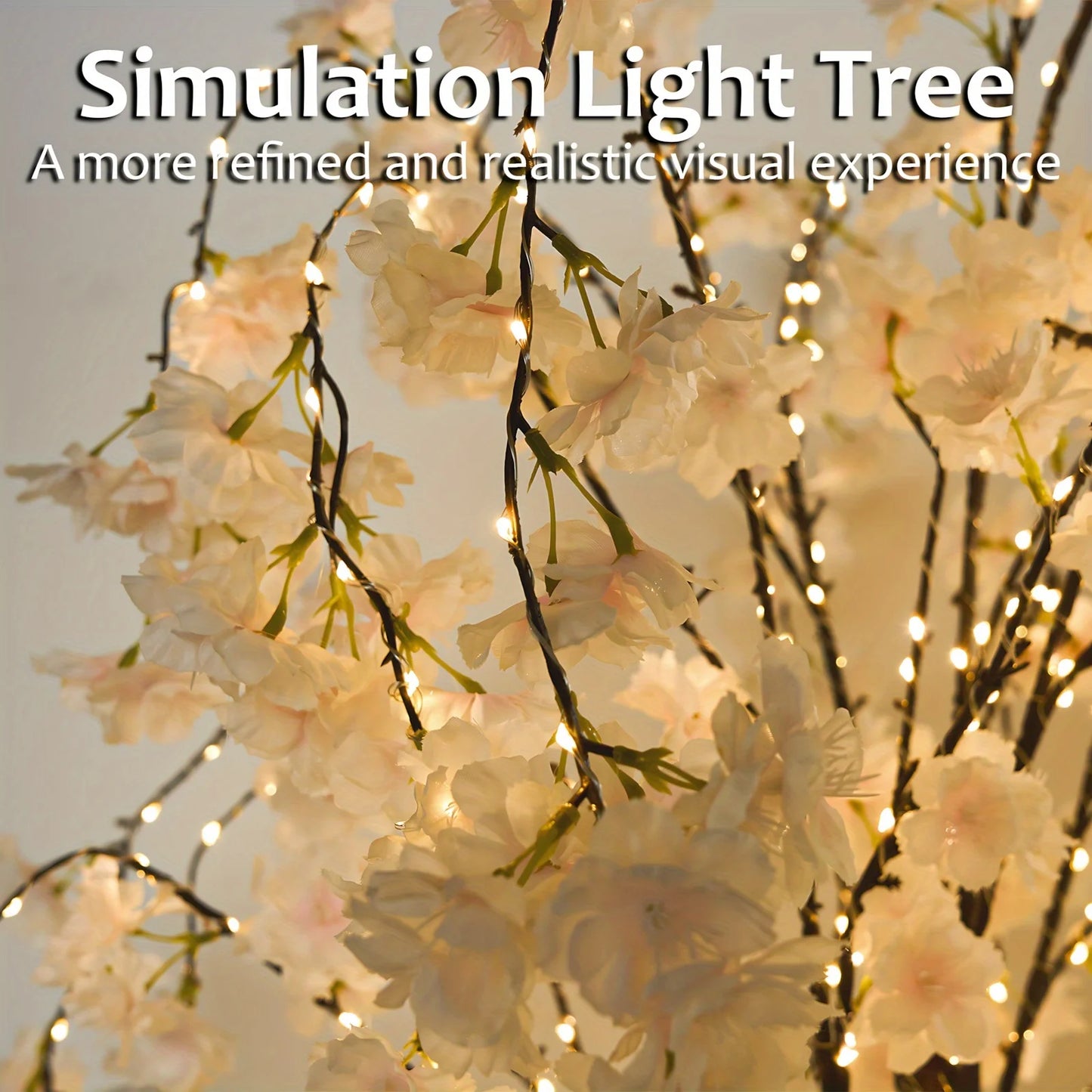 Cherry Blossom Tree Light, 6ft Lighted Trees
