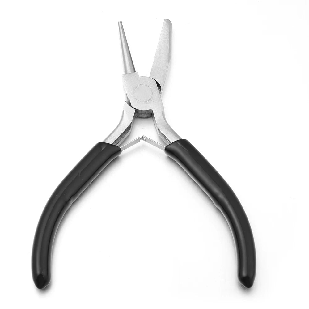 1Pc Jewelry Pliers Carbon Steel Round Nose Needle Nose Pliers