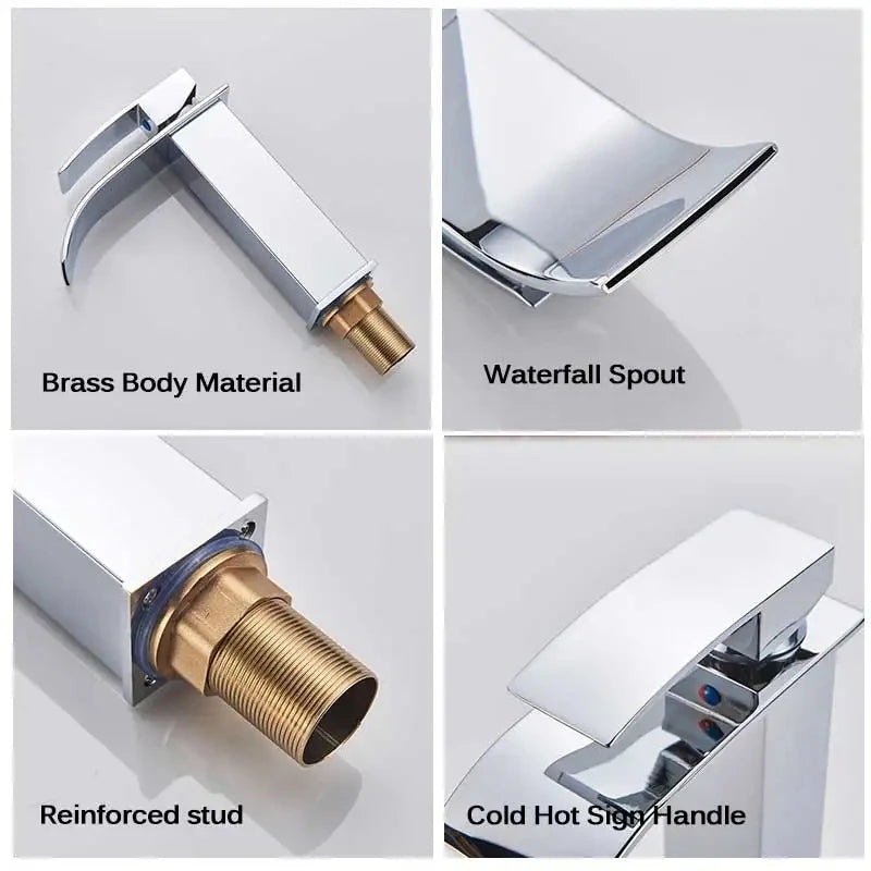 Bathroom sink Faucet Deck Mounted