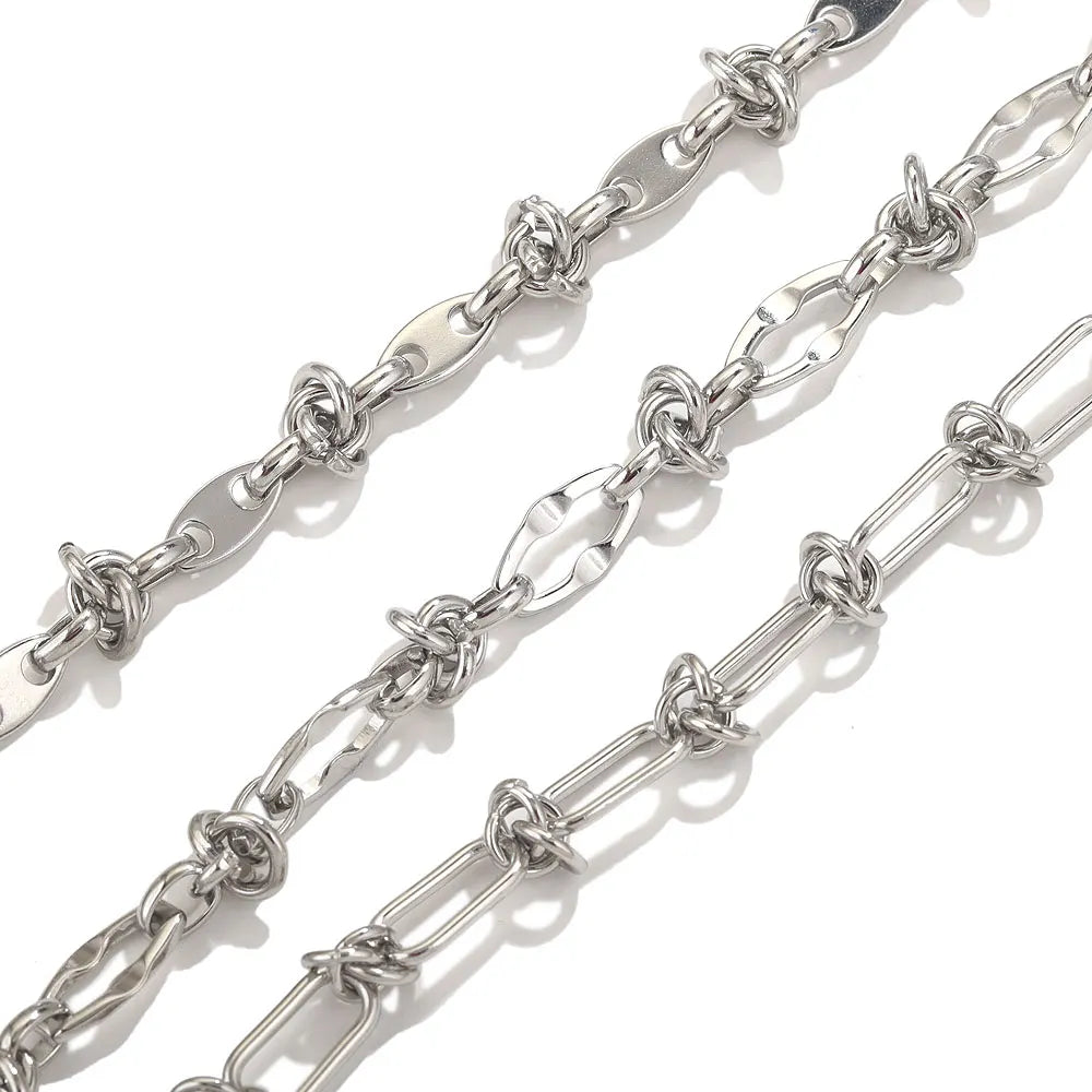 1 meter Stainless Steel Big Chains Handmade Thick Big Chain
