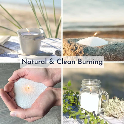 Luxury Long-Lasting Powder Candles - Mulled Magic Fall Scent, 36 Oz