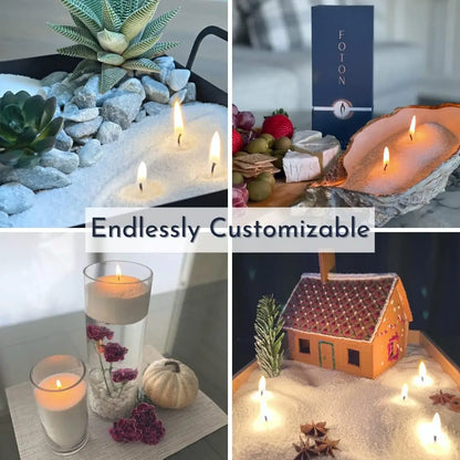 Luxury Long-Lasting Powder Candles - Mulled Magic Fall Scent, 36 Oz