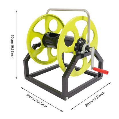 Garden Hose Reel Holds up to 328.1 Feet of Standard 0.55-Inch Garden Hose