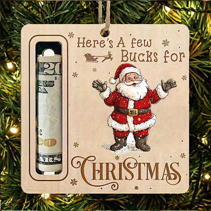 4pcs Christmas Gift Money Holder Ornament