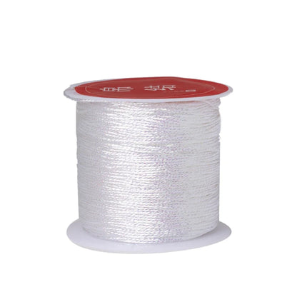 0.4mm 50m Nylon Gold Silver Thread Jewelry Cord Wire