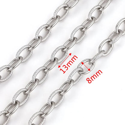 1 meter Stainless Steel Big Chains Handmade Thick Big Chain