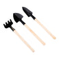 3Pcs Shovel Rake Spade Set Small Hand Planting Tools for Kids