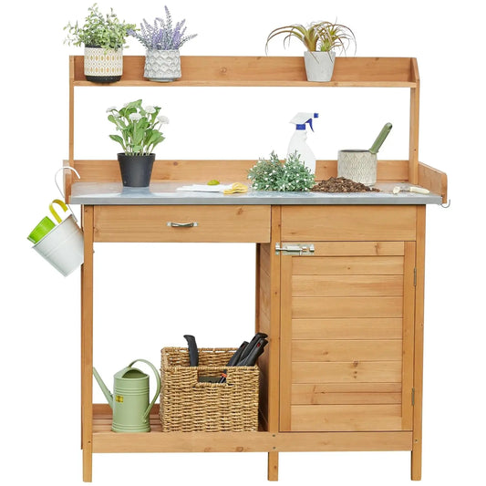 Outdoor Garden Potting Bench Table Work Bench