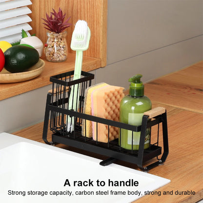 Sink Caddy Organizer & High Brush Holder