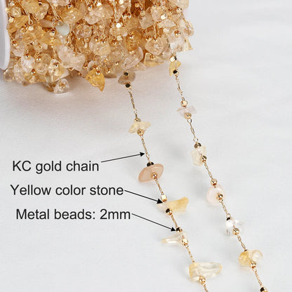 1Meter Crystal Irregular Stone Chains