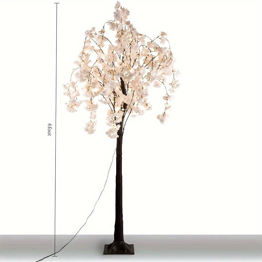 Cherry Blossom Tree Light, 6ft Lighted Trees