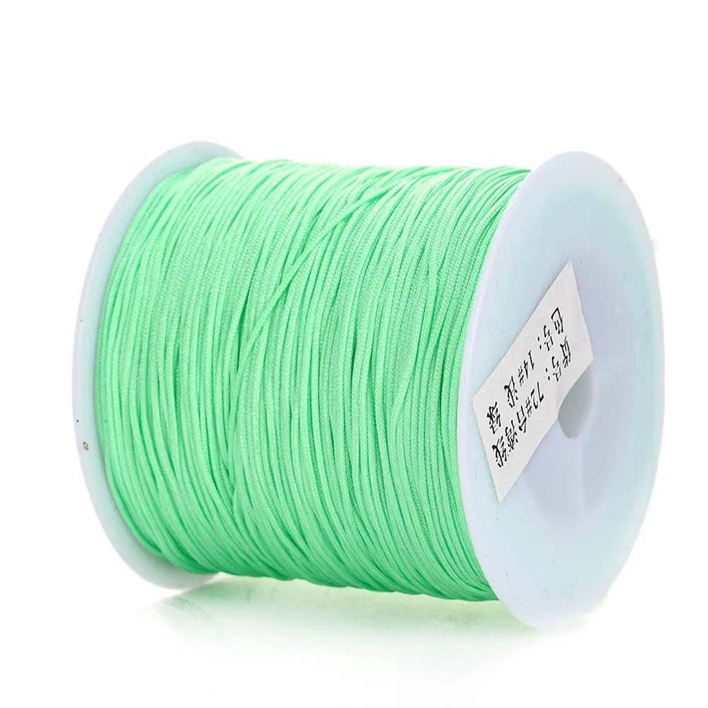 100m/Roll 0.8mm 28 Colors Nylon Thread Cord String