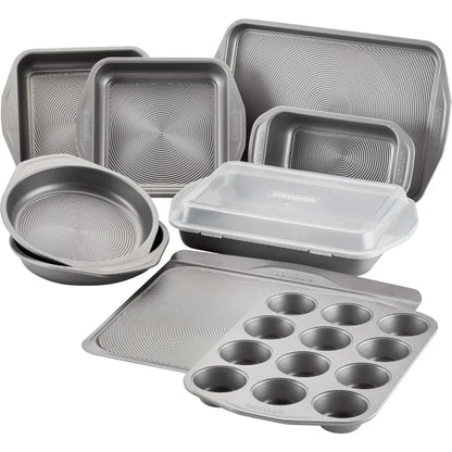 Nonstick Bakeware Set with Bread Pan, Cookie Sheet, Baking Pan, Baking Sheet, Cake Pan