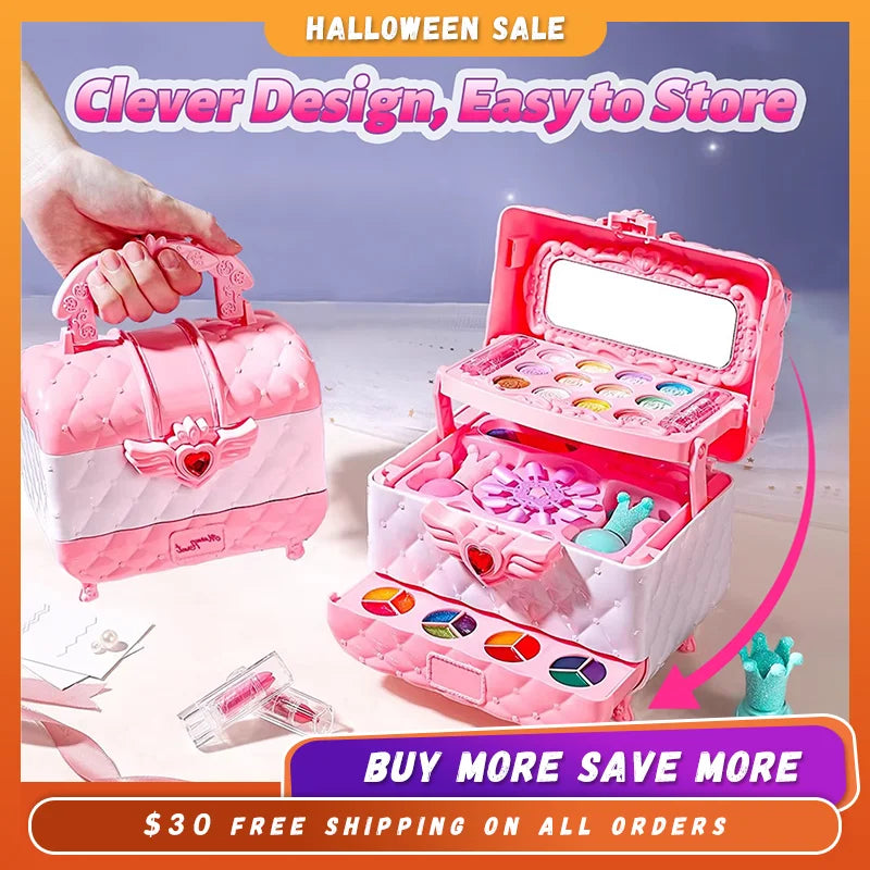 Kids Multi-Layer Foldable Makeup Set