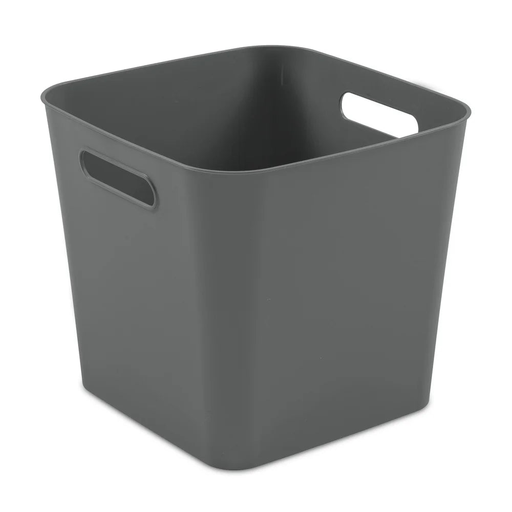 3 Pack Plastic Cube Storage Bins