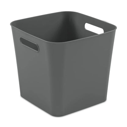 3 Pack Plastic Cube Storage Bins