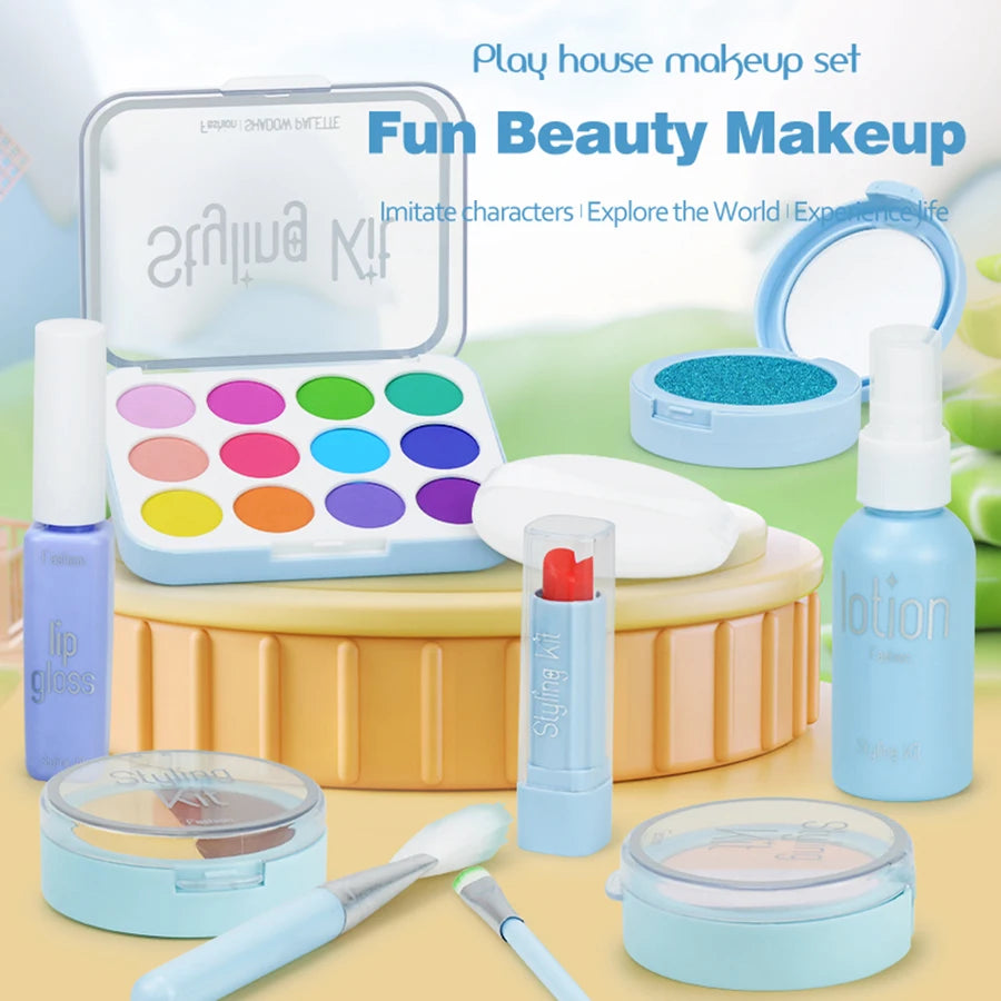 Girls pretend play makeup toy set