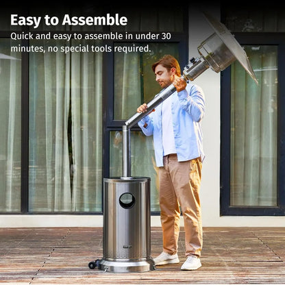 OAK Outdoor Patio Heater - 50,000 BTU