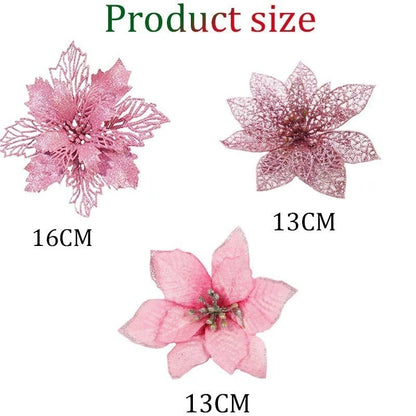 Pink Christmas Decorations Set