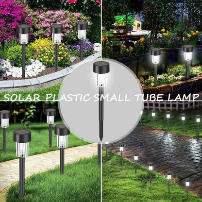 12 Pack solar powered small tube Light