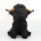 Simulation Highland Cows and Sheep Animal Plush Doll