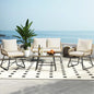 4 Piece Patio Furniture Set, Outdoor Wicker Conversation Sets