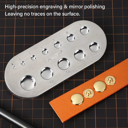 1PC Stainless Steel Rivet Snap Button Setter Base Grommet