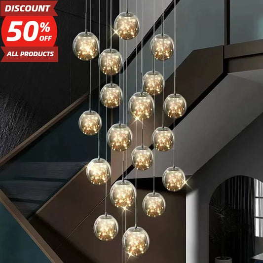 Nordic Glass Ball Led Pendant Lamp