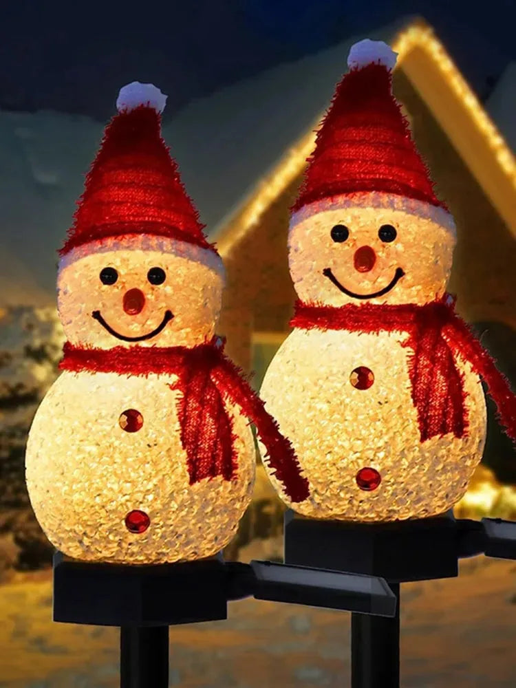 Christmas Decorations Light Solar Light Snowman Christmas Outdoor