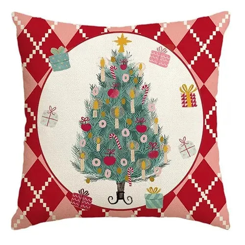 1 piece of Christmas nutcracker decoration pillowcase