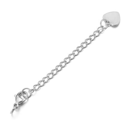 10pcs Stainless Steel Extension Chains Lobster Clasps Connectors