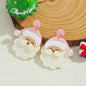 Acrylic Santa Drop Earrings