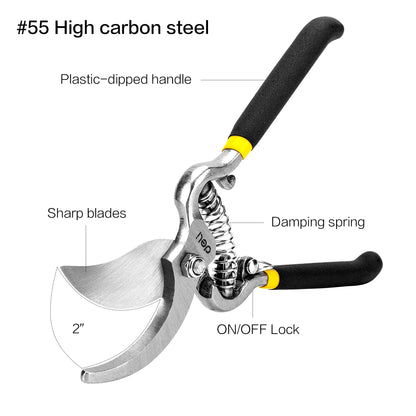 8in Heavy-Duty Pruning Shears