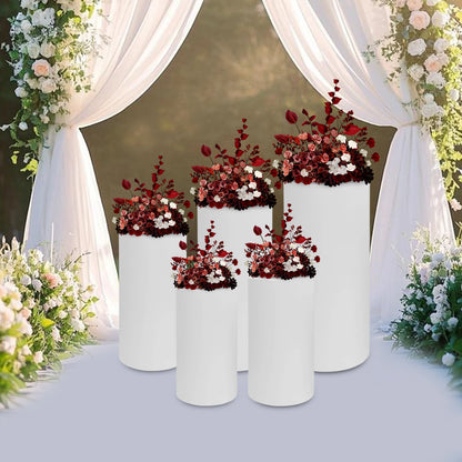 5Pcs Cylindrical Dessert Display Stands