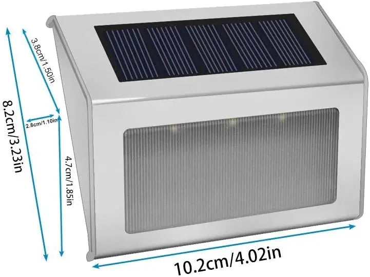 Solar Lights for Steps Deck  Stair  Outdoor, Waterproof