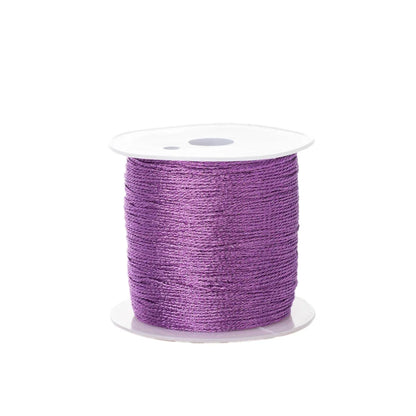 0.4mm 50m Nylon Gold Silver Thread Jewelry Cord Wire