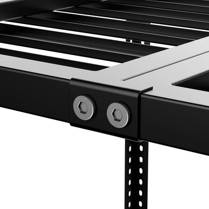 3x6 Overhead Garage Storage Rack, 750LBS Weight Capacity, Black