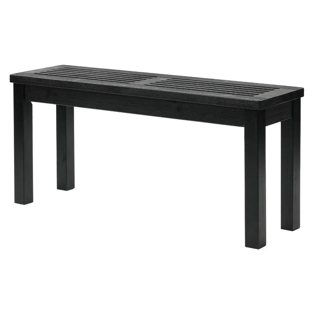 40in Outdoor Wooden Porch Bench