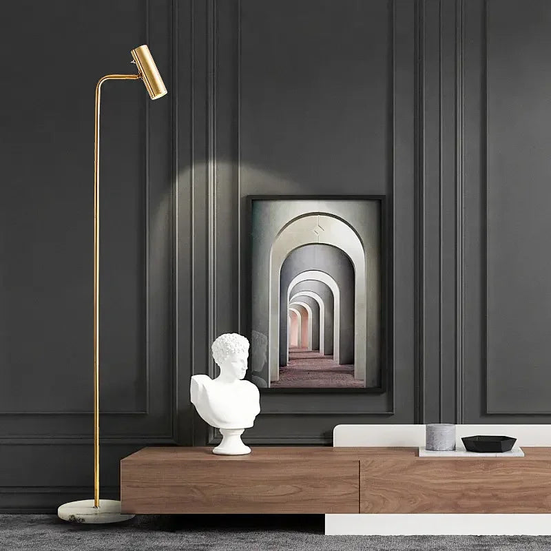 LED Dimmable Floor Lamp Gold/Black/White