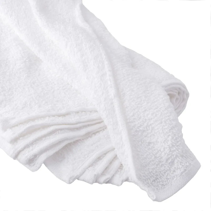 100% Cotton 14" x 17" All Purpose Terry Towels, 18 Pack, White