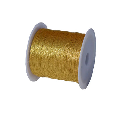 0.4mm 50m Nylon Gold Silver Thread Jewelry Cord Wire