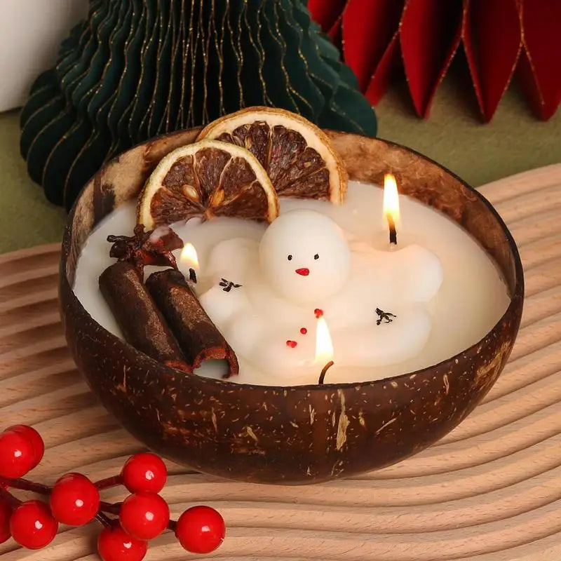 Snowman Aromatherapy Candle