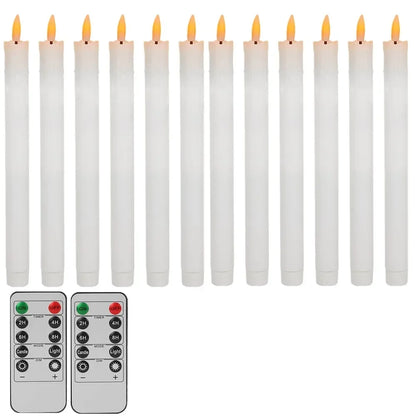 LED Flameless Taper Candles 6.5/11" Battery Operated