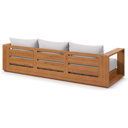 Acacia Wood Outdoor Patio Sofa i