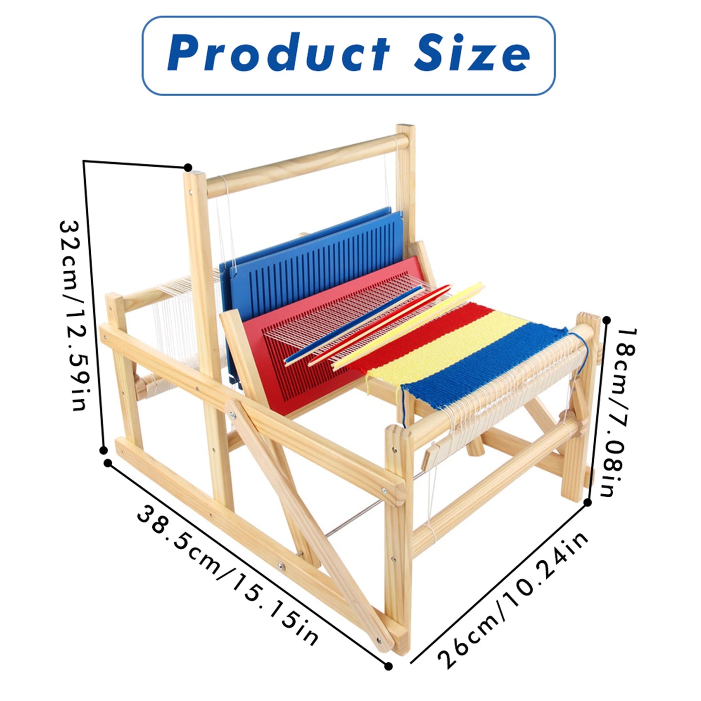 Wooden Multi-Craft Weaving Loom,