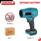 2000W 200M/S Brushless Electric Turbo Fan Cordless