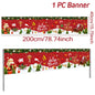 Christmas Outdoor Banner Merry Christmas Decorations