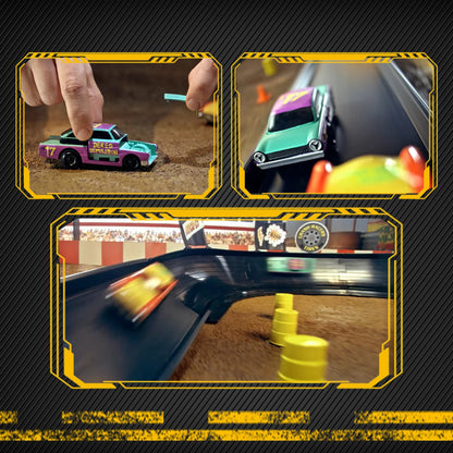 CRASH RACERS Track Speed Collision Racing Car Set
